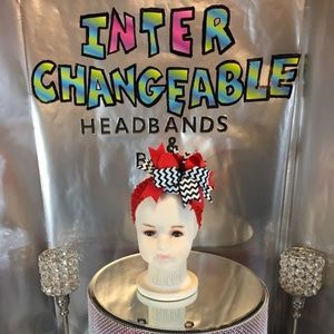 Infants and girls interchangeable headbands & bows